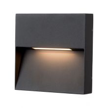 Casoria_Square lampa zewnętrzna ścienna 6W 450lm 3000K IP54 led szary ciemny